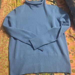 Blue Rollneck Sweater